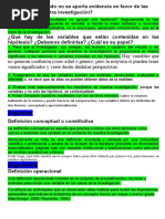 Qué Ocurre Cuando No Se Aporta Evidencia en Favor de Las Hipótesis de Nuestra Investigación