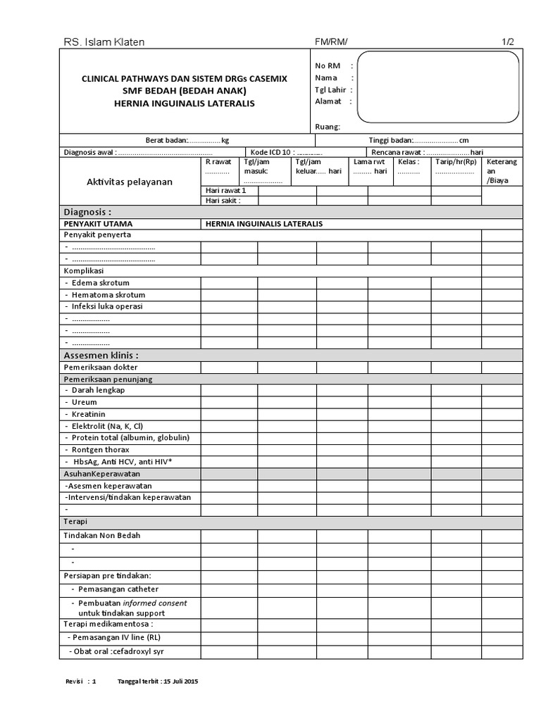 Kode Icd 10 Hernia Inguinalis Lateralis