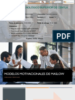Modelos Motivacionales de Maslow y Herzberg-EQUIPO