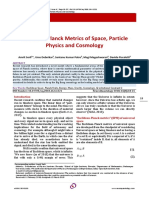 Euclidean-Planck Metrics Model Unifies Energy, Mass and Gravity
