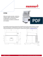 Baño María 7 LT Wtb-6 Básica 100ºc Con Tapa Sin Gradillas Memmert