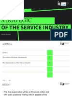 Strategic Aspects: of The Service Industry