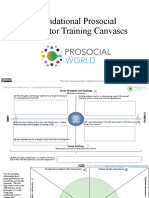 Foundational Prosocial Facilitator Training Canvases: This Work Is Licensed Under A 4.0 International License