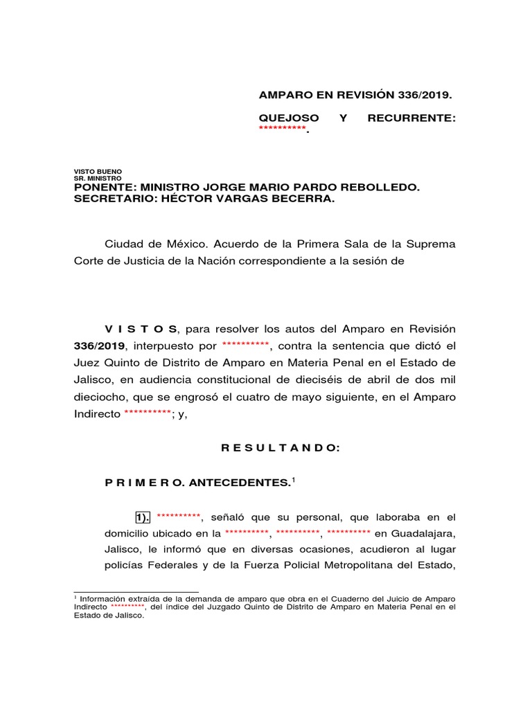 Amparo Vs Carpeta de Investigacion | PDF | Caso de ley | Derecho ...