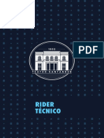 Rider Técnico - Teatro Santander