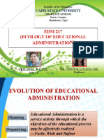 EDM 217 Evolution of Educational Administration CRIS ANN L. BACTUL