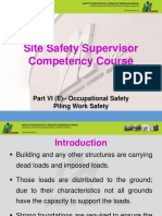 Part VI E-Piling Work Safety