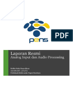 Analog Input dan Audio Processing