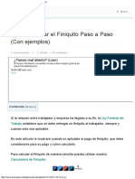 Como Calcular El Finiquito Paso A Paso (Con Ejemplos)
