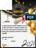 Invitacion de Graduacion 2021