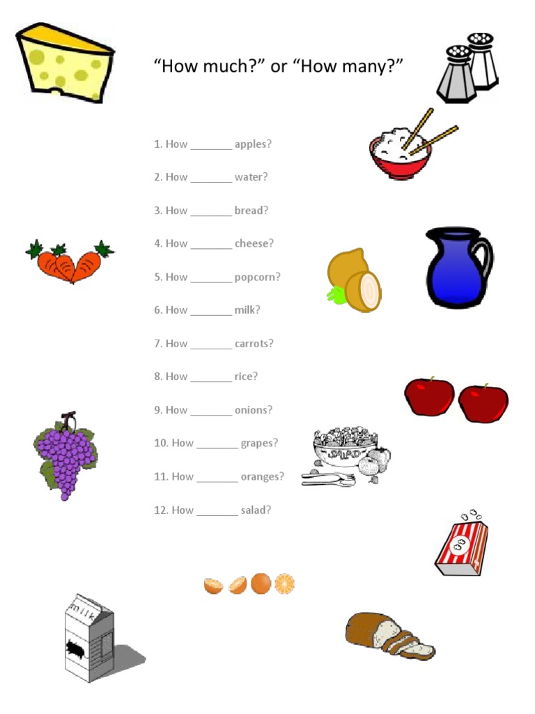 How Much or How Many - 30814 | PDF
