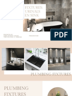 Plumbing Fixtures (Lavatory, Urinal, & Kitchen Sink) - ME 223