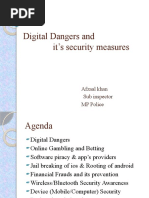 Digital Dangers and It's Security Measures: Afzaal Khan Sub Inspector MP Police