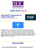 Actividad 6 - Realizacion de Videoconferencia