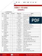 Phần I - Từ Vựng Lesson 1