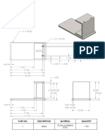 Part No. Description Material Quantity: 1 Base Plain Carbon Steel 1 PC