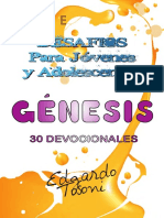 Jóvenes y Adolescentes - GÉNESIS - 30 Devocionales -EDGARDO TOSONI-