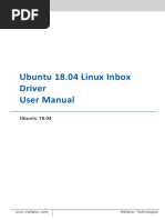 Ubuntu 18.04 Linux Inbox Driver User Manual: Mellanox Technologies