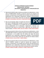 EXPOSICIÓN SISTEMAS Y PROCEDIMIENTOS 24 Febrero 2022