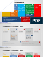Editable Business Model Canvas: Key Partners Key Activities Value Propositions Customer Segments