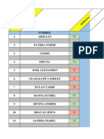 Concentrado Calificaciones