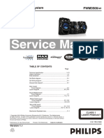 Philips FWM 3500 Service Manual
