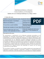 Syllabus Del Curso Patología Radológica II