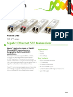 Gigabit Ethernet SFP Transceiver: Nevion Sfps