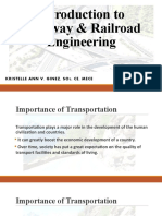 Introduction To Highway Engineering & Railroad Engineering
