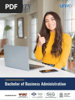 Bachelor of Business Administration: Accredited by