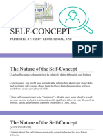 Self-Concept: Presented By: Cindy Rhose Tingal, RPM