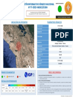 BOLETÍN INFORMATIVO SÍSMICO NACIONAL #17 2022 Del 7 de Enero de 2022