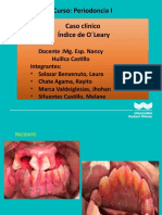 Caso Clinico - Indice o Leary