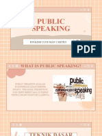 PUBLIC SPEAKING