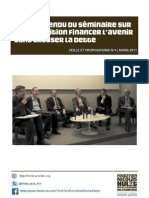 Seminaire Financer L'avenir Sans Creuser La Dette