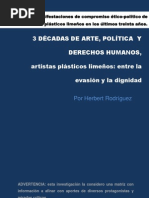 HERBERT RODRÍGUEZ, 3 DECADAS DE ARTE, POLÍTICA Y DERECHOS HUMANOS