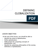 Defining Globalization