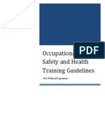 Osha Training Guidelines2014