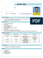 Resume of S.Narendiran Seeking BCA Graduate Role
