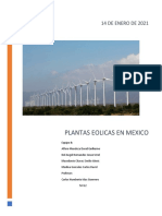 Plantas eolicas en Mexico