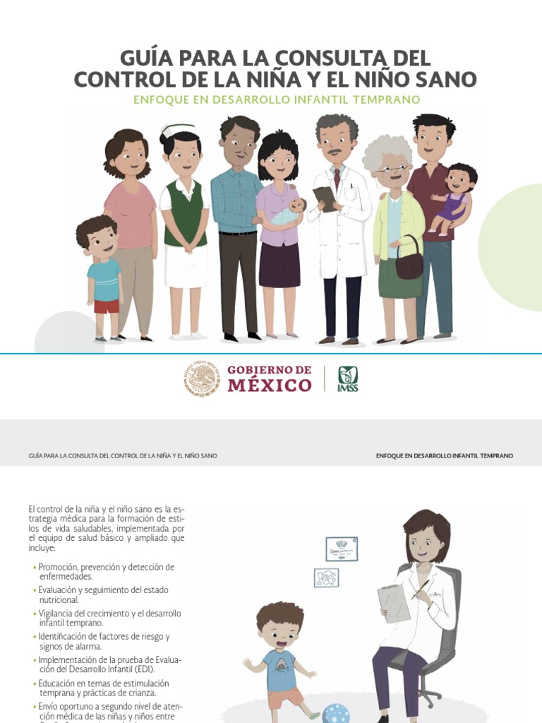 Guía de control de niño sano y desarrollo infantil temprano | PDF ...