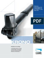 Krono: External Automations For Swing Gates Up To 3 and 5 M Per Gate Leaf