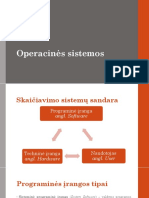 OS Operacinė Sistema