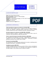 CV Mário Tomás construção chefia treinador futsal