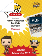 Fanboys Marketplace Fort Worth: Saturday February 26, 2022