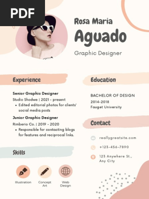 Graphic Designer Resume