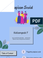 KELOMPOK F PELAPISAN SOSIAL