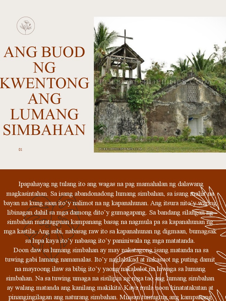 Ang Buod NG Kwentong Ang Lumang Simbahan | PDF