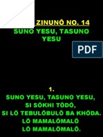 Buku Zinunõ No. 14: Suno Yesu, Tasuno Yesu