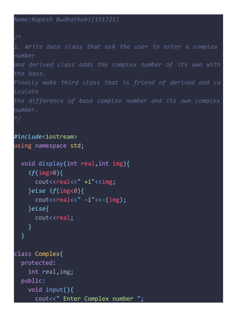 Cpp-Practical Inheritance | PDF | Pointer (Computer Programming ...